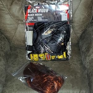 Black Widow Costume & Wig